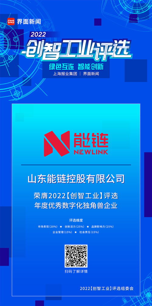 山東能鏈控股 以數(shù)字化之力，成就企業(yè)管理咨詢新典范——榮獲2022年度優(yōu)秀數(shù)字化獨(dú)角獸企業(yè)
